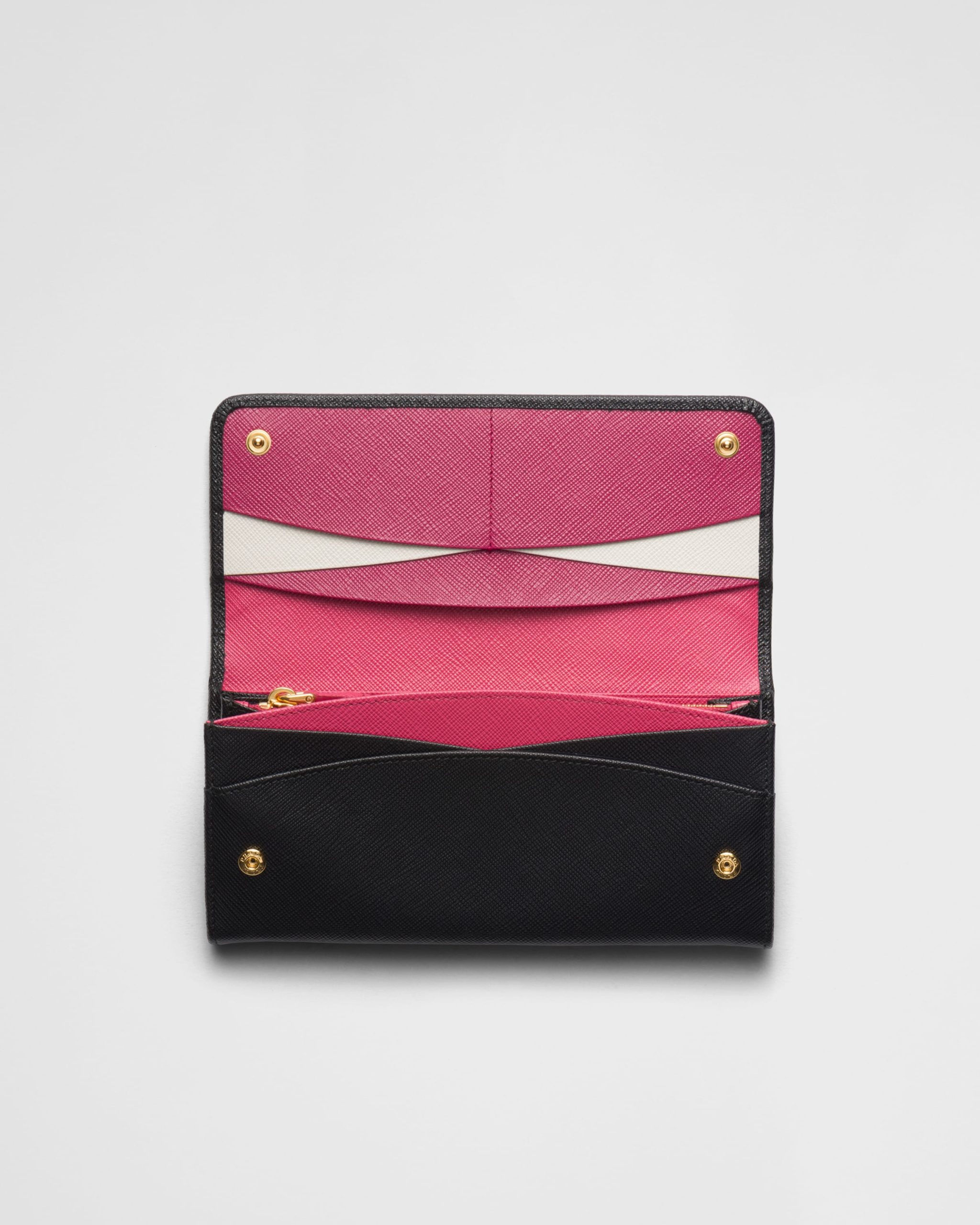 Prada Large Saffiano Leather Wallet - Image 2